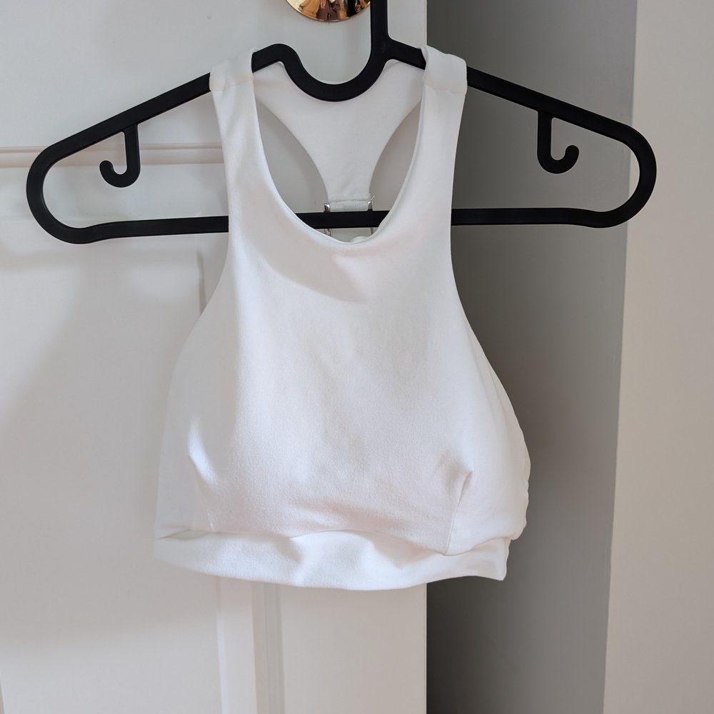 NEW Bombshell Weightlifter Sports Bra XS White